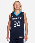 Greece (Road) Older Kids' Nike Basketball Jersey