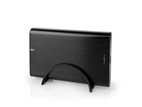 Nedis Hdde35410bk, Hdd-Hölje, 3.5", Sata, Usb-Anslutning, Svart