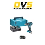 Makita DHP485RTJ-1 18V Brushless Combi Drill with 1x4Ah Battery,Charger and Case