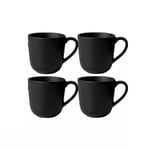 RAW Titanium Black - coffee mug 20 cl 4 pcs (14804)