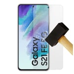 Film verre trempé compatible Samsung Galaxy S21 FE - Neuf