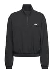 Aeroready Train Essentials Woven Quarter Zip Sport Sweat-shirts & Hoodies Sweat-shirts Black Adidas Performance