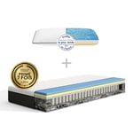 Pack Matelas Hybride 80x200 + Foam oreiller