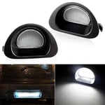 2 st vita LED-bilskyltlampor för Citroen C1 2005-13 för Peugeot 107 2005-14 Auto LED-skyltbelysning Bilstyling