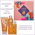 Sanctuary Spa Gift Set Luxe Shower Trio Shower Time Bliss Gift Set NEW
