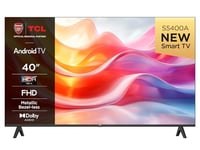 TCL 40S5400AK 40-inch Television, HDR, FHD, Smart TV Powered by Android TV, Bezeless design (Kids Mode, Dolby Audio, compatible with Google assistant)