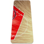 Yoga Mat - Basketball court - Extra Thick Non Slip Exercise & Fitness Mat for All Types of Yoga,Pilates & Floor Workouts