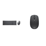 Dell Multi-Device Wireless Keyboard and Mouse Combo KM7120W - Tastatur-und-Maus-Set - UK QWERTY - T & Wireless Mouse WM126 Black p/n 570-AAMH