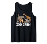 Zoo Crew Zookeeper Costume Safari Wildlife Animal Park Tank Top