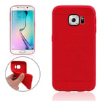 Samsung Galaxy S6 Edge - Tpu Bikaka Skal / Mobilskal Röd Red