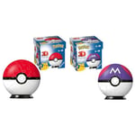 Ravensburger Pokemon Pokeball - 3D Jigsaw Puzzle Ball & 11564 Pokemon Master Ball 3D Jigsaw Puzzle