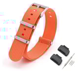 Tiera Casio GW-M5610 / GW-6900 G-5600 -serie nylonklockarmband orange