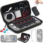  Nintendo Switch CARRY CASE Lite Accessory Deluxe Bundle-switch not included 
