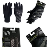 Nike Mens Black Flash Layered Run Gloves Size UK XL NRGJ3082