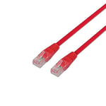 Nano Cable 10,20.0101-Câble de réseau Câble UTP RJ45 Cat.5E AWG24 rouge rouge
