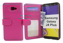 Skimblocker Plånboksfodral Samsung Galaxy J4 Plus (J415FN/DS) (Hotpink)