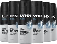 Lynx Ice Chill, Strong Antiperspirant Deodorant For Men, Clean And Fresh Fragra