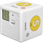 TFA Dostmann Cube Timer Ei Äggklocka Vit, Gul digital