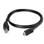 C2G 1M USB C Printer Cable, USB-C to USB-B 2.0 Compatible with printers and scanners from HP, Epson, Brother, Samsung, Cannon and all other USB Type C/B devices