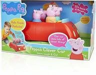 WOW! STUFF Peppa Pig'S Clever Car Interactive Pre-School Toy with Lights and Sou