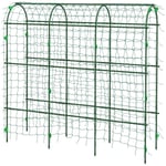 Rootz Large Arch Bird Net - Klätterbåge - Trädgårdsspaljé - Enkel montering - Slitstarkt stål - 43cm x 182cm x 183cm