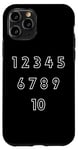 iPhone 11 Pro Counting 1-10 Learn to Count Number Case