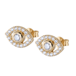 Gynning Jewelry Devine Eye Mini Örhängen (Guld)