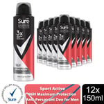 Sure Men Anti-Perspirant 96 Hours Maximum Protection Deodorant, 150ml