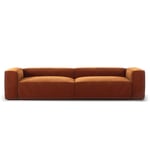 Decotique Grand 4-Seter Sofa Fløyel, Copper Glow Fløyel