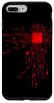 Coque pour iPhone 7 Plus/8 Plus CPU Cœur Processeur Circuit imprimé IA Geek Gamer Heart