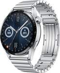 Huawei Watch GT 3 Smartwatch, 46 mm, silver, metallarmband