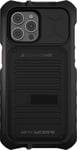 Element Case Black Ops (EMT-322-252FU-01) Coque Robuste et résistante aux Chocs pour iPhone 13 Pro avec Portefeuille/Porte-Cartes et béquille mécanique Noir