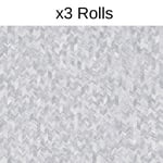 x3 Rolls Saram Texture Mini Chevron Geometric Wallpaper Grey Smooth Finish