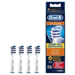 Oral-B Genuine Trizone Replacement Toothbrush Heads, Refills for Electric Toothbrush, 3 Bristle Zones for Deep Cleaning, Pack of 4