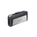 SanDisk Ultra Dual Drive 32GB USB 3.1 USB-C Silver - TheMobileStore Tillbehör