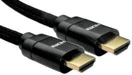RARAION Premium High Speed 8K HDMI 2.1 Lead with Ethernet Aluminium Hoods 5m