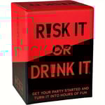 Risk It Or Drink It Roligt Festspel För College Kortspel，Drickspel Före Spel, Vuxenkortspel