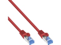 Inline Patchkabel Cat.6A S/Ftp Tpe Lszh Cca Röd 10M - Kabel - Nätverk (72600R)