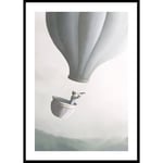 Gallerix Poster Flying With Hot Air Balloon 5212-70x100