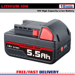 5.5Ah 18V 18 Volt High Capacity Li-ion Battery For Milwaukee M18 B6 48-11-1850