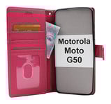 New Standcase Wallet Motorola Moto G50 (Hotpink)