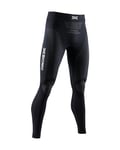X-Bionic Invent 4.0 Pantalon de Course Compression Homme, Black/Charcoal, FR : XL (Taille Fabricant : XL)