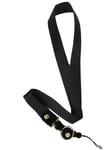 KP TECHNOLOGY Oppo Reno2 Z - Lanyards neck straps for mobile cell phones, cameras, USB flash drives, keys, key chains, ID name tag badge holders etc For Oppo Reno2 Z (BLACK)