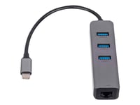 Akyga Ak-Ad-66 - Nätverksadapter - Usb-C - Gigabit Ethernet X 1 - Svart