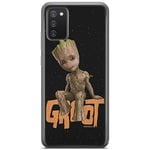 ERT GROUP Coque de téléphone Portable pour Samsung A02S Original et sous Licence Officielle Marvel Motif Groot 005 Parfaitement adapté à la Forme du téléphone Portable, Coque en TPU