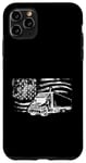 iPhone 11 Pro Max American Flag Truck Patriotic Design Patriot USA Fan Truck Case