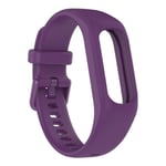 Garmin Vivosmart 5 klockarmband i silikon med fodral - Lila Lila