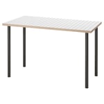 IKEA - LAGKAPTEN / ADILS Työpöytä, Valkoinen antrasiitti/tummanharmaa, 120x60 cm