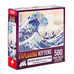Exploding Kittens Jigsaw Puzzles for Adults -Wave of Catagawa - 500 Piece Jigsaw Puzzles For Family Fun & Game Night