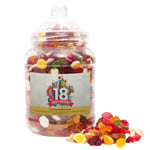 Mr Beez Sweets | 18th Birthday Gift | Jelly Mix | Choice of Classic Retro Sweets Available | 27x14cm | 1700 Grams